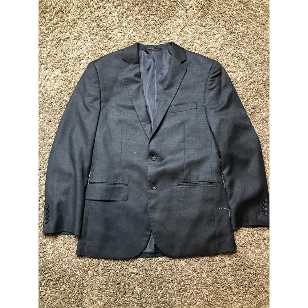 Carlo Lusso Men's 2 Button Vented Nino Suit Jacket Blazer Gray 38R 67901